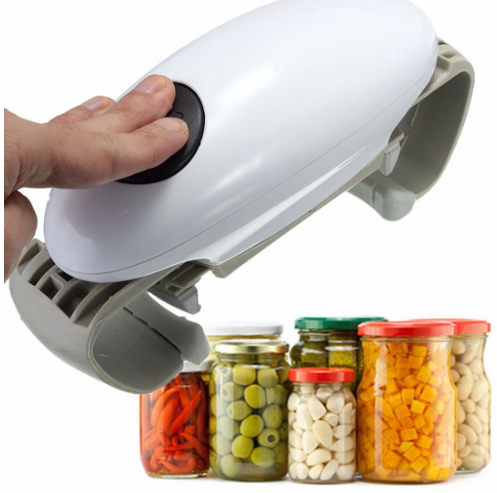 Electric Automatic Jar Opener One-Click Adjustable Kitchen Gadgets