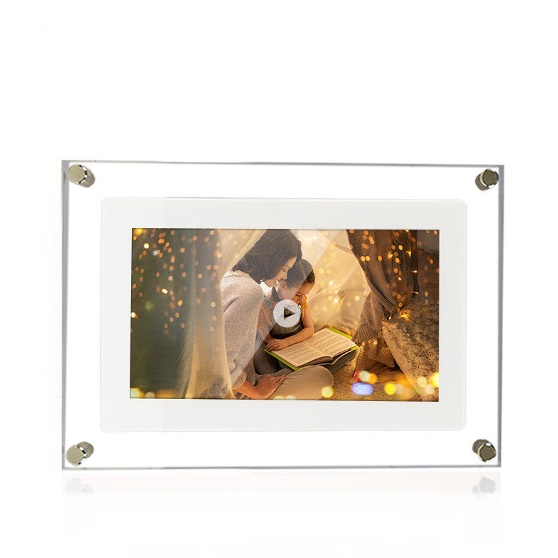 Acrylic Digital Frame - Picture/Video Player with 1GB And Battery Type C